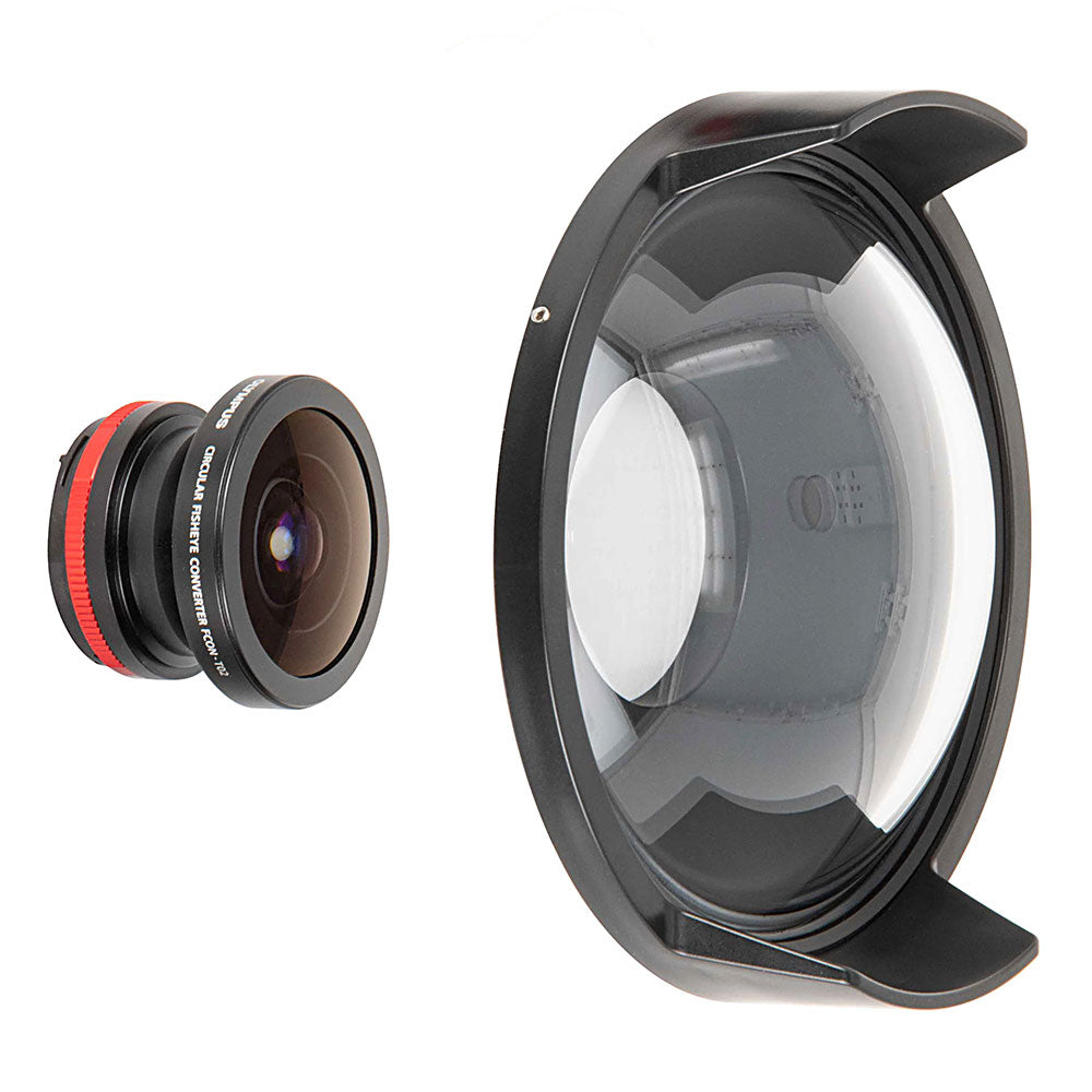 Ikelite Dome Port & Olympus Fisheye Lens FCON-T02 Kit for TG-7 / TG-6 Ikelite Dome Port & Olympus Fisheye Lens FCON-T02 Kit for TG-7 / TG-6